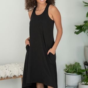 Rae Mode Happy Song Full Size High-Low Sleeveless Dress